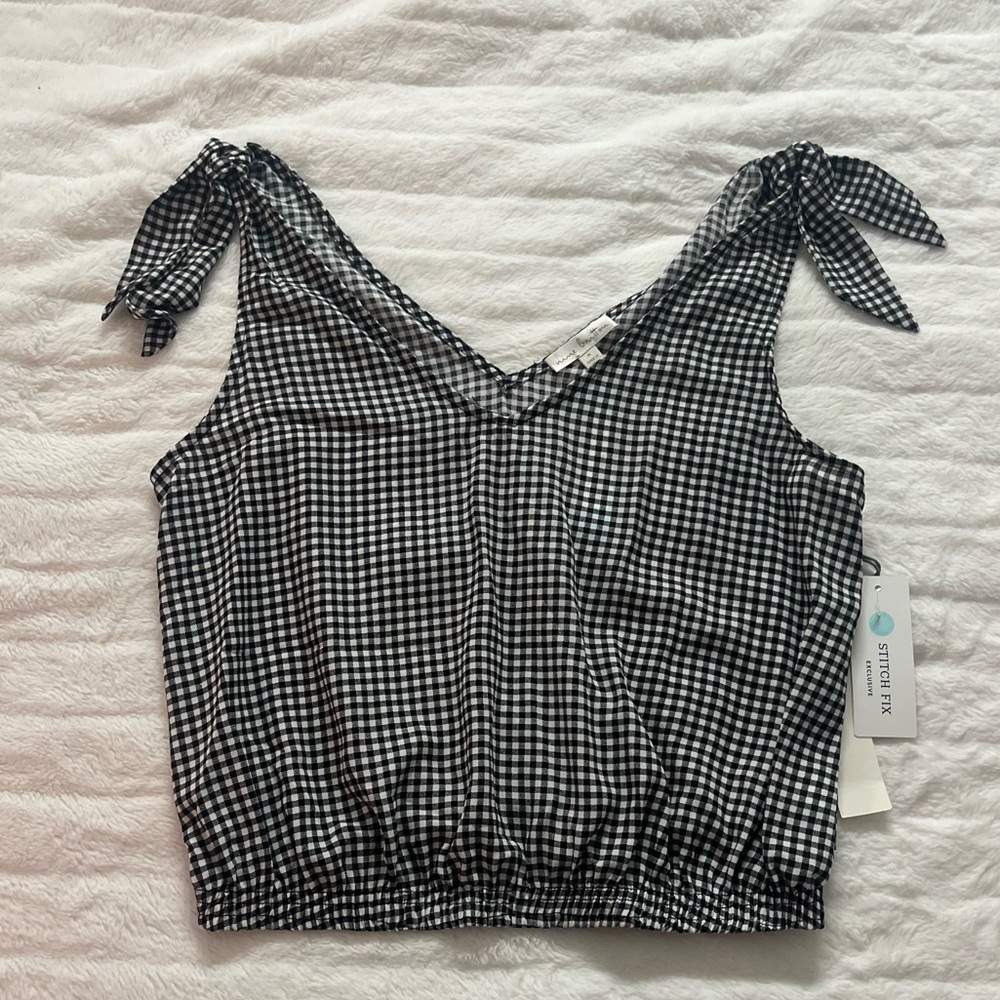 Nine Britton Tie Shoulder Tank